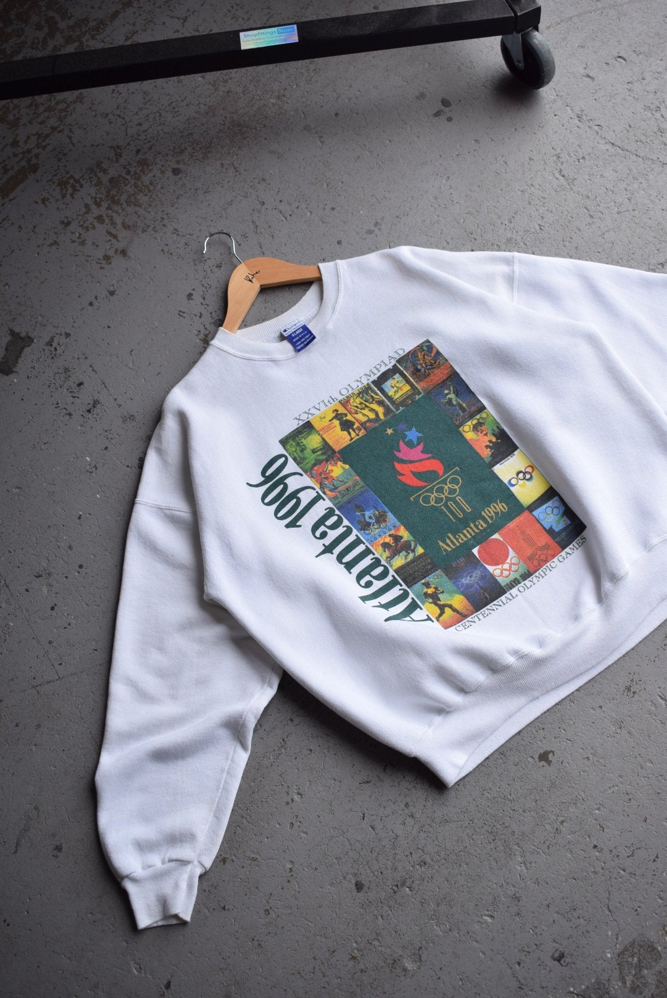 Vintage 1996 Champion x Atlanta Olympics Crewneck L Retrospective Store