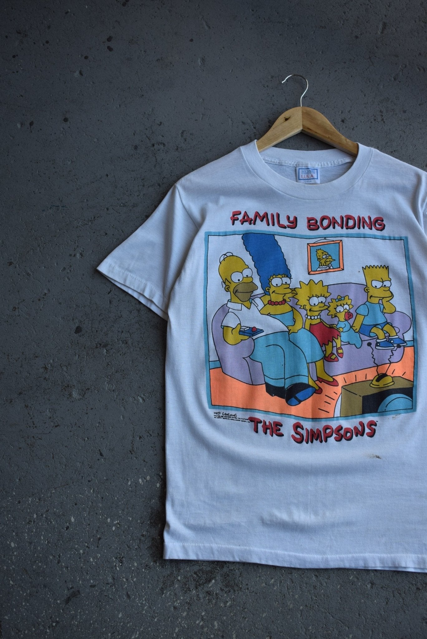 *Rare* Vintage 1989 The Simpsons Family Bonding Tee (M) - Retrospective Store