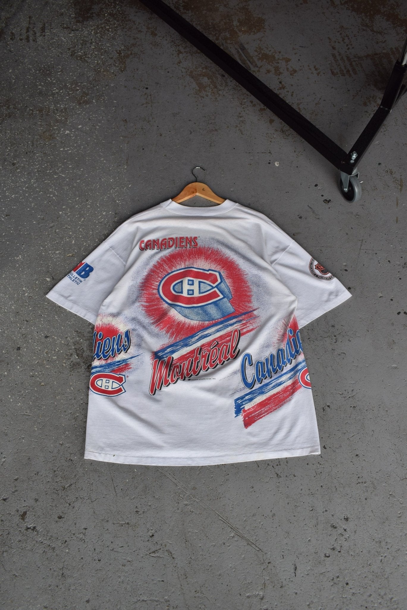 *RARE* Vintage 1993 NHL Montreal Canadiens AOP Tee (XL/XXL) - Retrospective Store