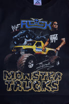 *Rare* Vintage 2001 WWF The Rock 'Monster Trucks' Tee (L) - Retrospective Store