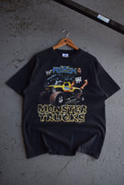 *Rare* Vintage 2001 WWF The Rock 'Monster Trucks' Tee (L) - Retrospective Store