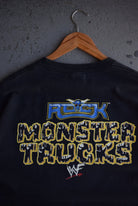 *Rare* Vintage 2001 WWF The Rock 'Monster Trucks' Tee (L) - Retrospective Store