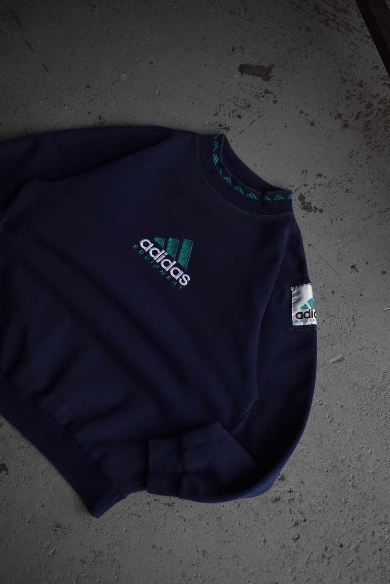 Rare!!! Vintage 90's Adidas Sweatshirt Turtleneck store Adidas Multicolors Spellout Big Logo embroidery