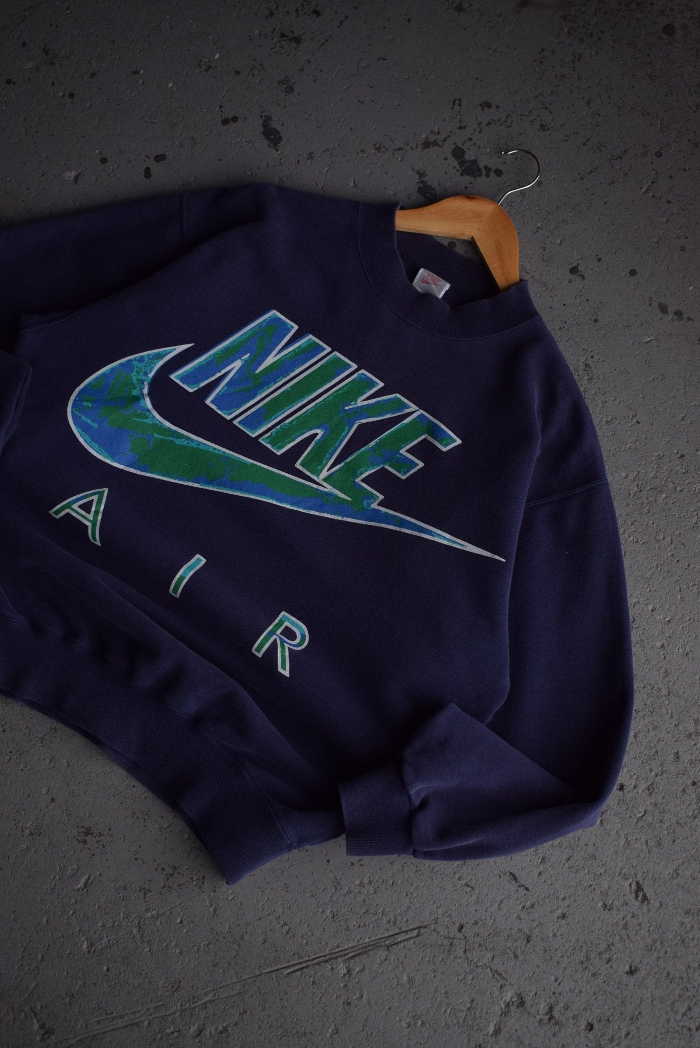 *Rare* Vintage 90s Nike Air Spellout Crewneck (S) - Retrospective Store