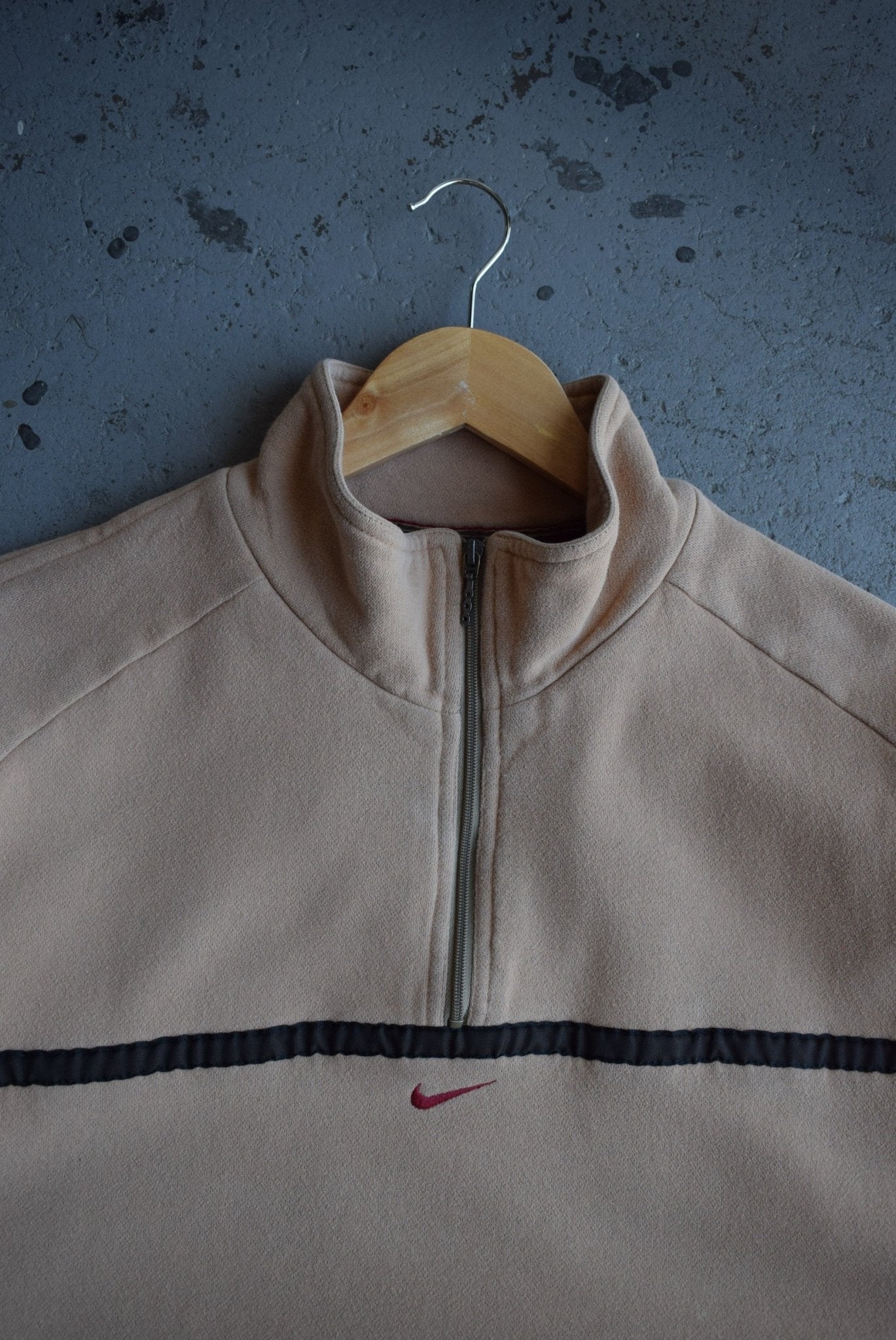 *RARE* Vintage 90s Nike Centre Swoosh Embroidered Quarter Zip (XL) - Retrospective Store