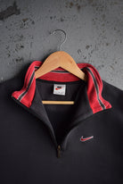 *Rare* Vintage 90s Nike Classic Logo Embroidered Quarter Zip (M/L) - Retrospective Store