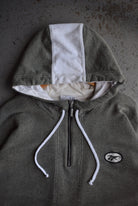 *Rare* Vintage 90s Reebok Embroidered Quarter Zip Hoodie (L) - Retrospective Store