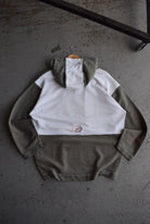 *Rare* Vintage 90s Reebok Embroidered Quarter Zip Hoodie (L) - Retrospective Store