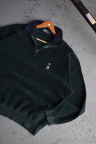 *Rare* Vintage Ralph Lauren Polo Bear Embroidered Quarter Zip (L/XL) - Retrospective Store