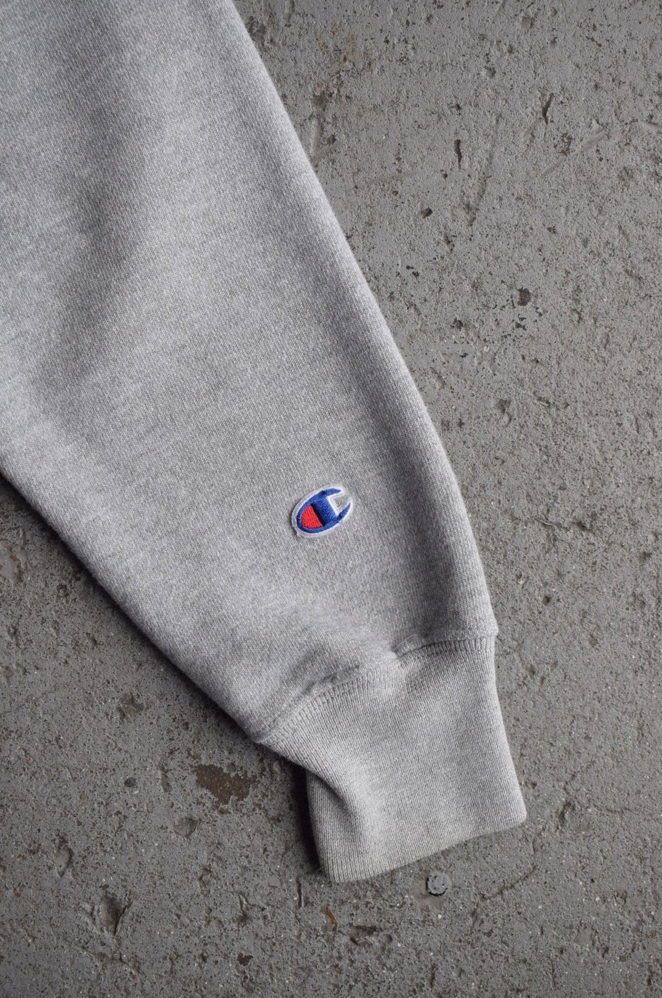 *Reverse - weave* Vintage Champion Embroidered Spellout Hoodie (M) - Retrospective Store