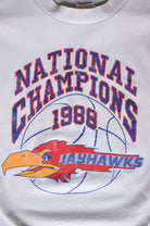 Vintage 1988 Kansas Jayhawks National Champions Tee (L) - Retrospective Store