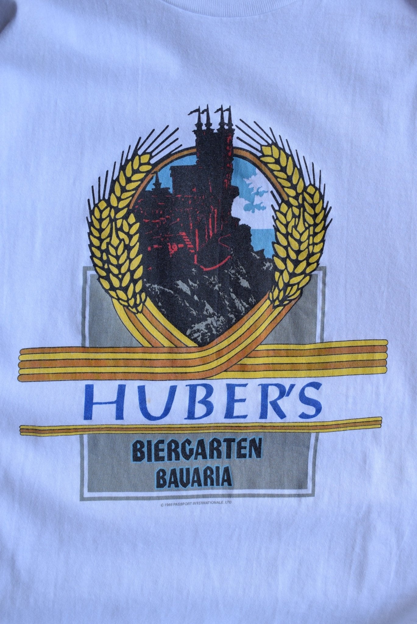 Vintage 1989 Hubers Beergarden Tee (L) - Retrospective Store