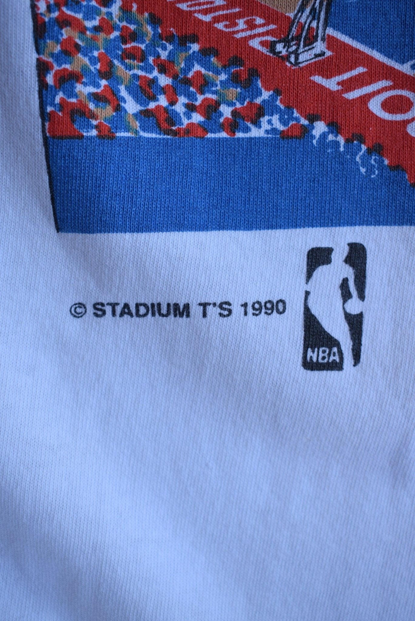 Vintage 1990 NBA Detroit Pistons Tee (M/L) - Retrospective Store