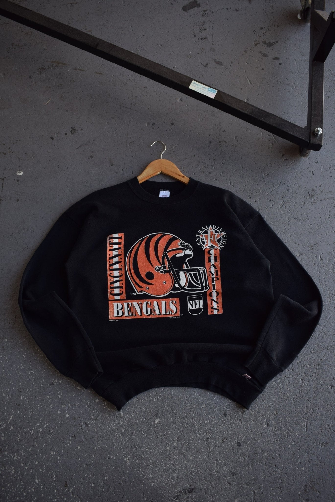 Vintage 1990 NFL Cincinatti Bengals Champions Crewnecks (L) - Retrospective Store