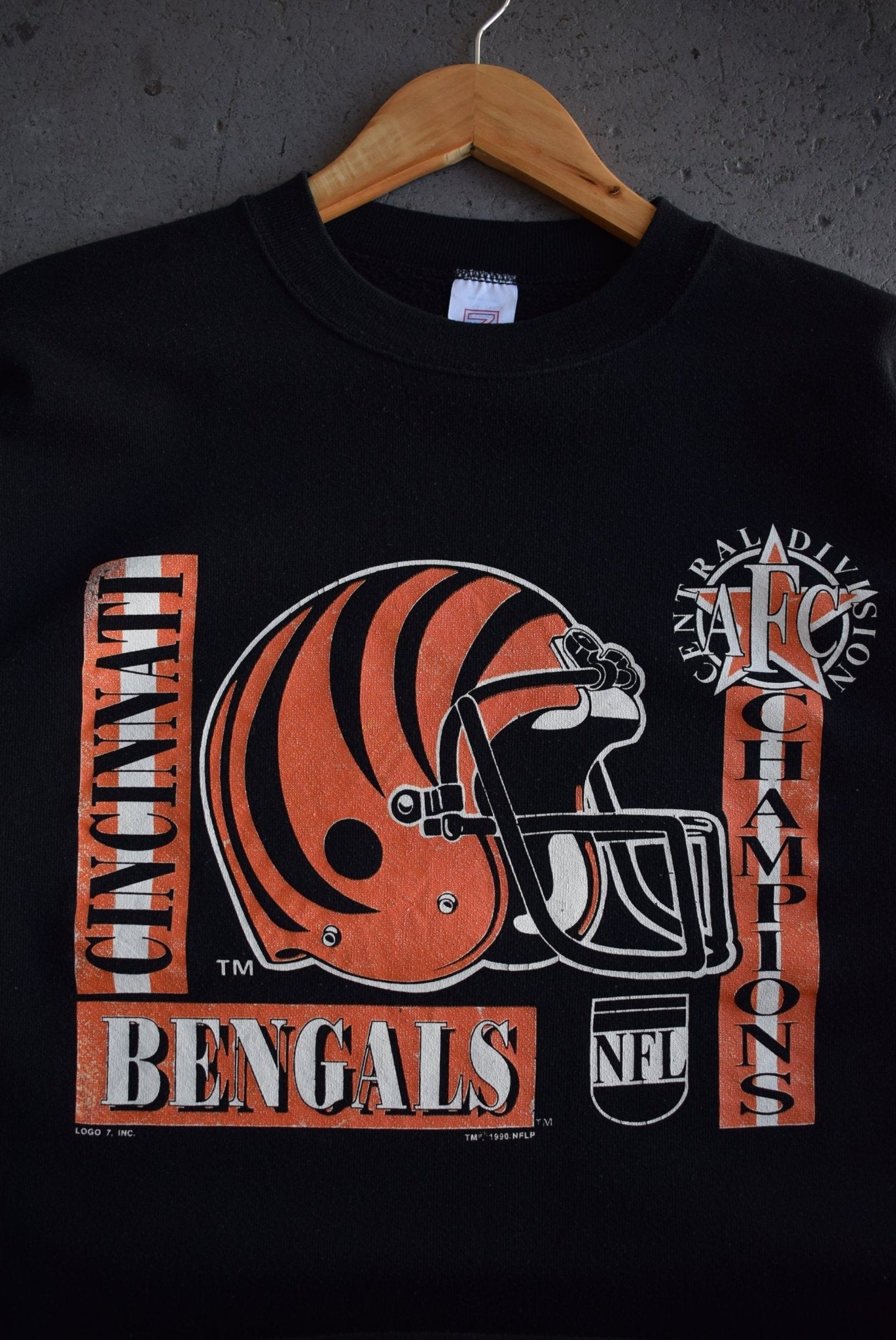 Vintage 1990 NFL Cincinatti Bengals Champions Crewnecks (L) - Retrospective Store