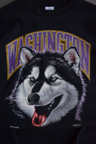 Vintage 1991 Salem x University of Washington Huskies Tee (L) - Retrospective Store