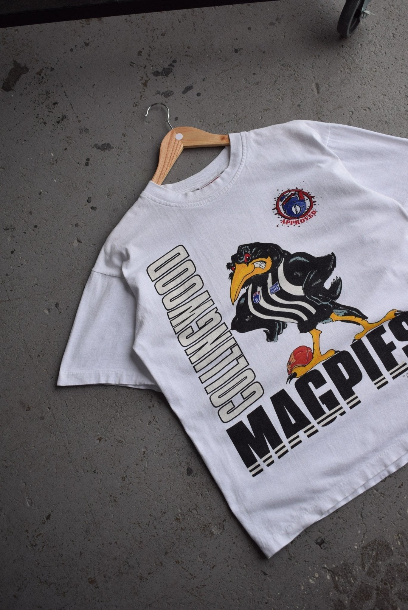 Vintage 1992 AFL Collingwood Magpies Tee (L) - Retrospective Store