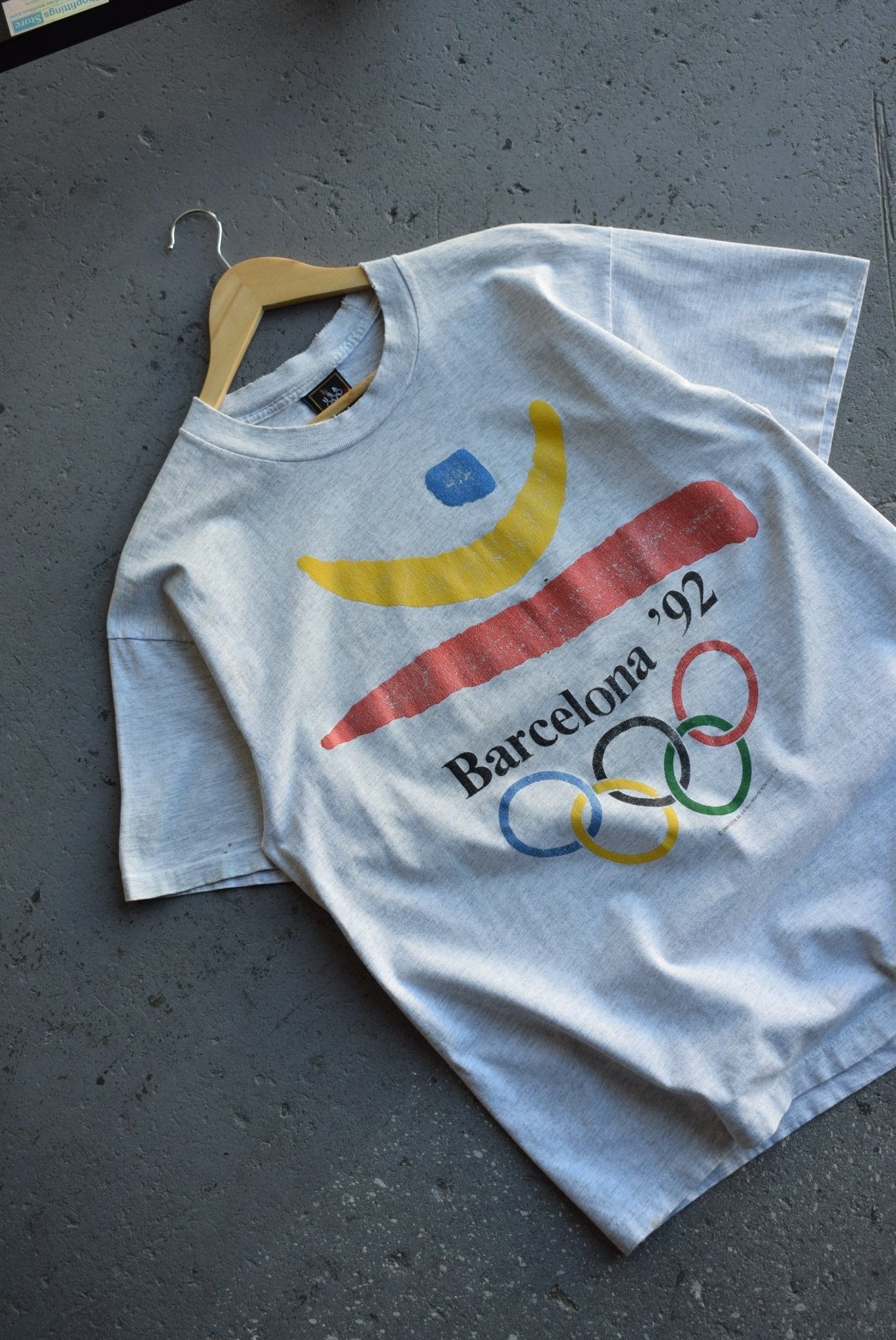 Vintage 1992 Barcelona Olympic Games Tee (L) - Retrospective Store