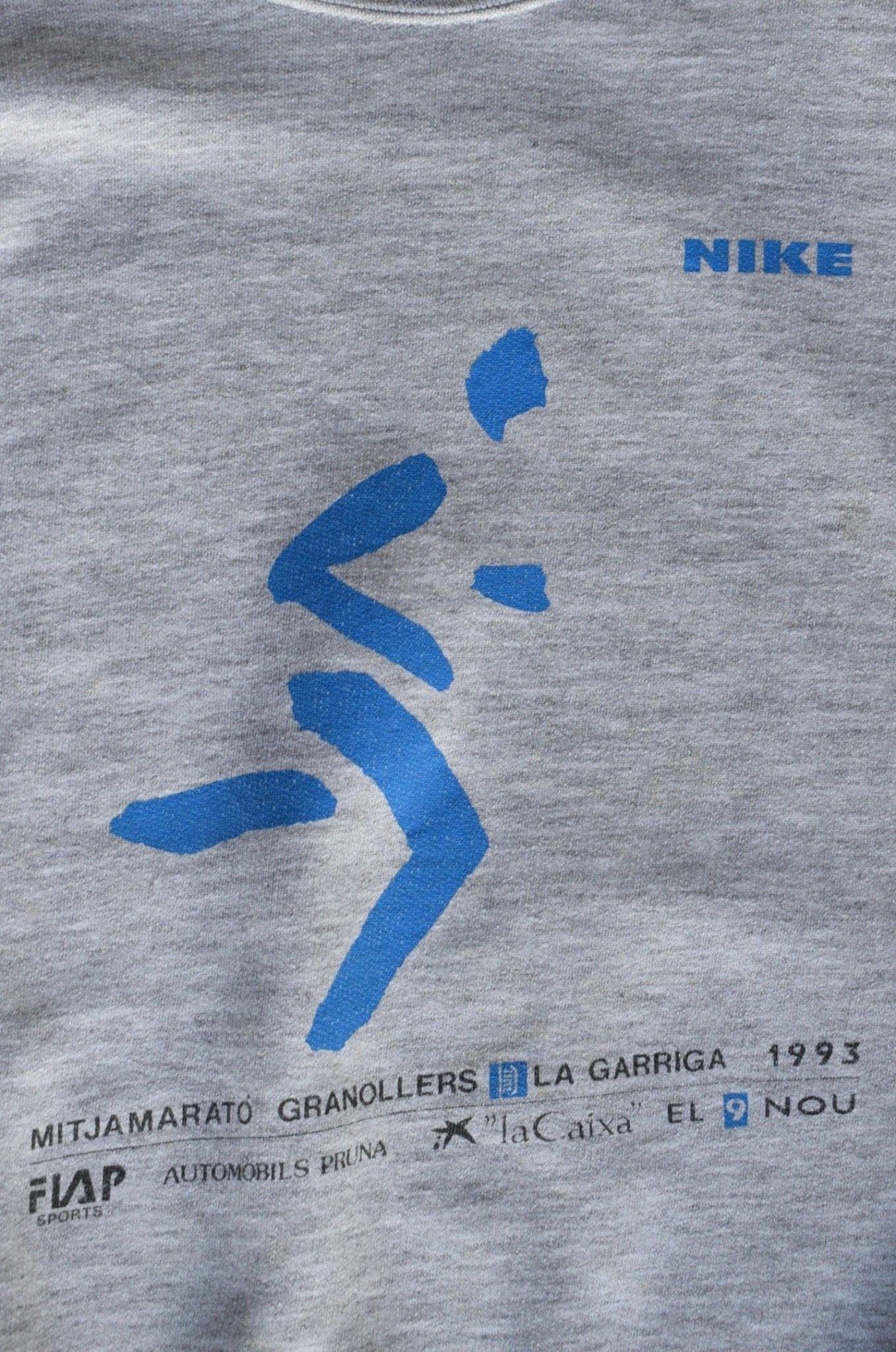 Vintage 1993 Nike Spain Marathon Crewneck (S/M) - Retrospective Store
