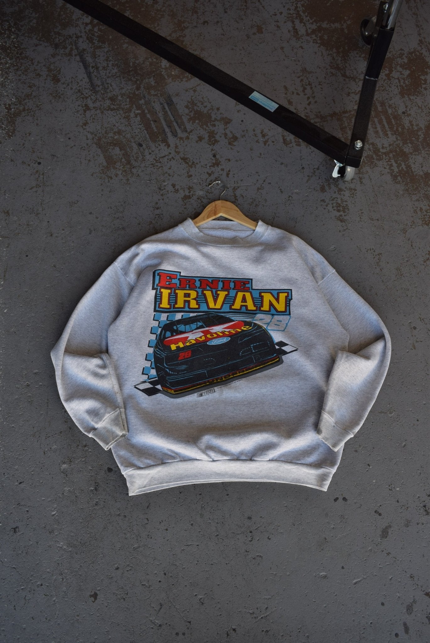Vintage 1994 NASCAR Ernie Irvan Crewneck (L) - Retrospective Store