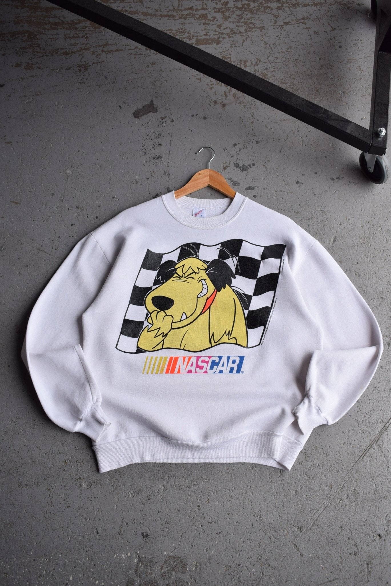 Vintage 1994 NASCAR x Wacky Races Crewneck (M/L) - Retrospective Store