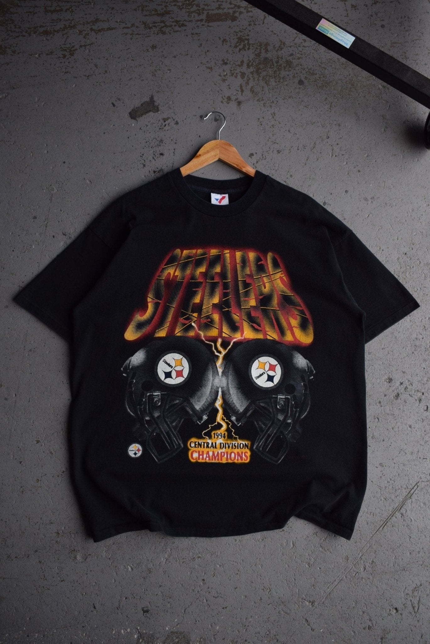 Vintage 1994 NFL Pittsburgh Steelers Champions Tee (XXL) - Retrospective Store