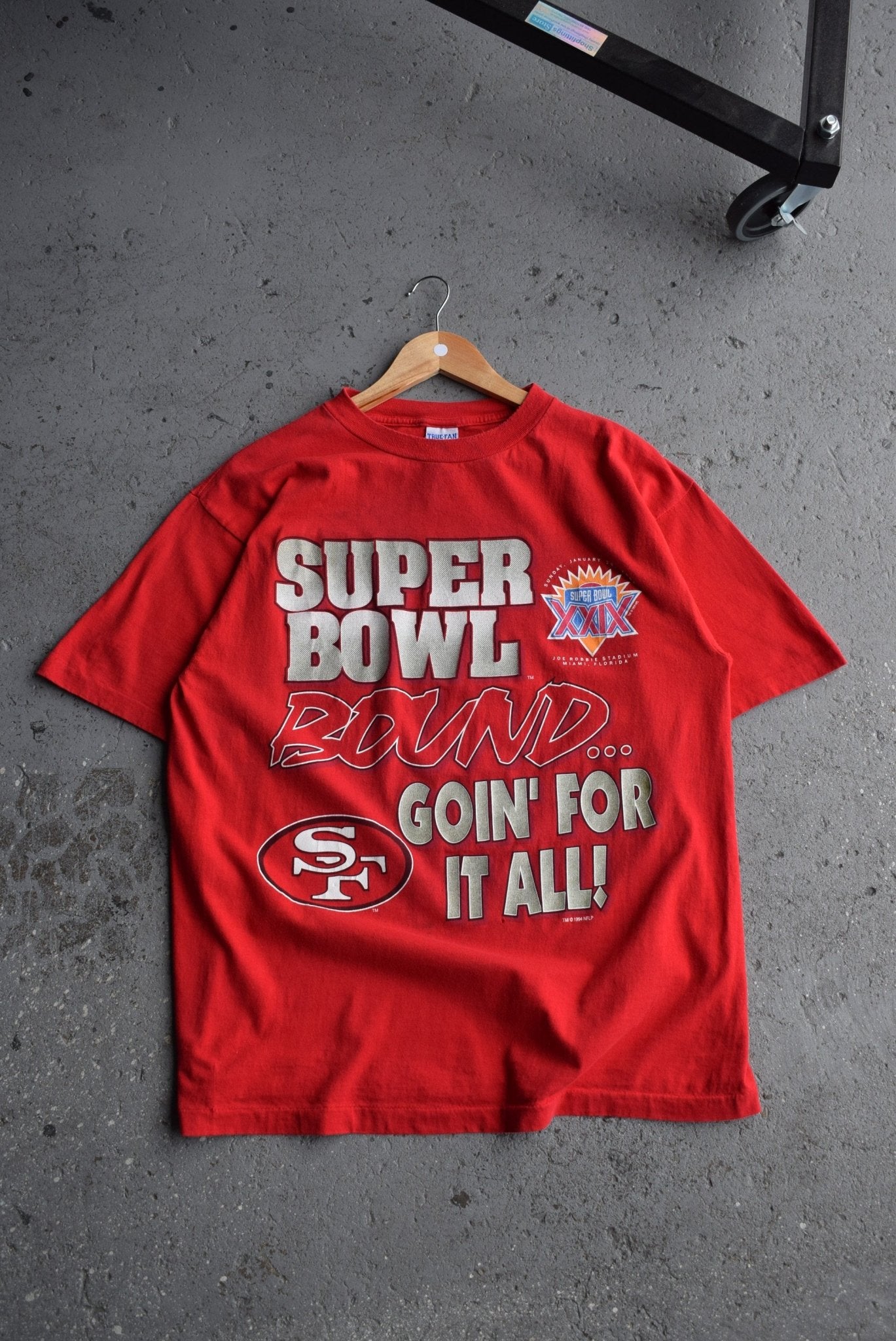 Vintage San Francisco 49ers 1994 hotsell shirt