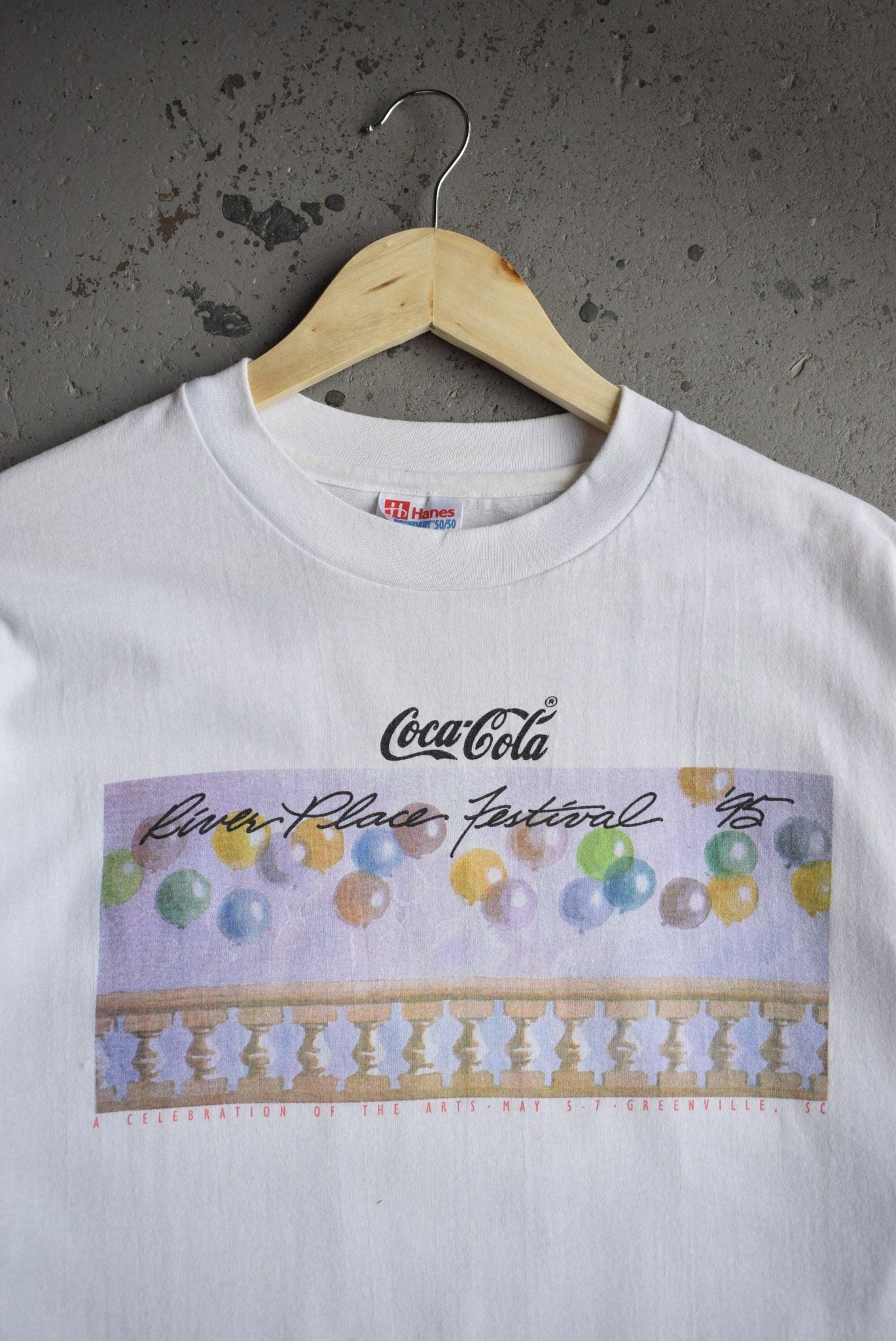 Vintage 1995 Coca - Cola River Place Festival Tee (XL) - Retrospective Store