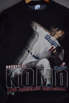 Vintage 1995 MLB Los Angeles Dodgers Hideo Nomo Crewneck (M) - Retrospective Store