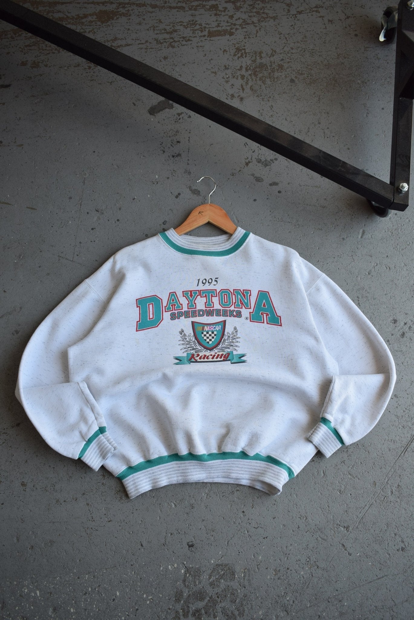 Vintage 1995 NASCAR Daytona Speedweek Crewneck (M) - Retrospective Store