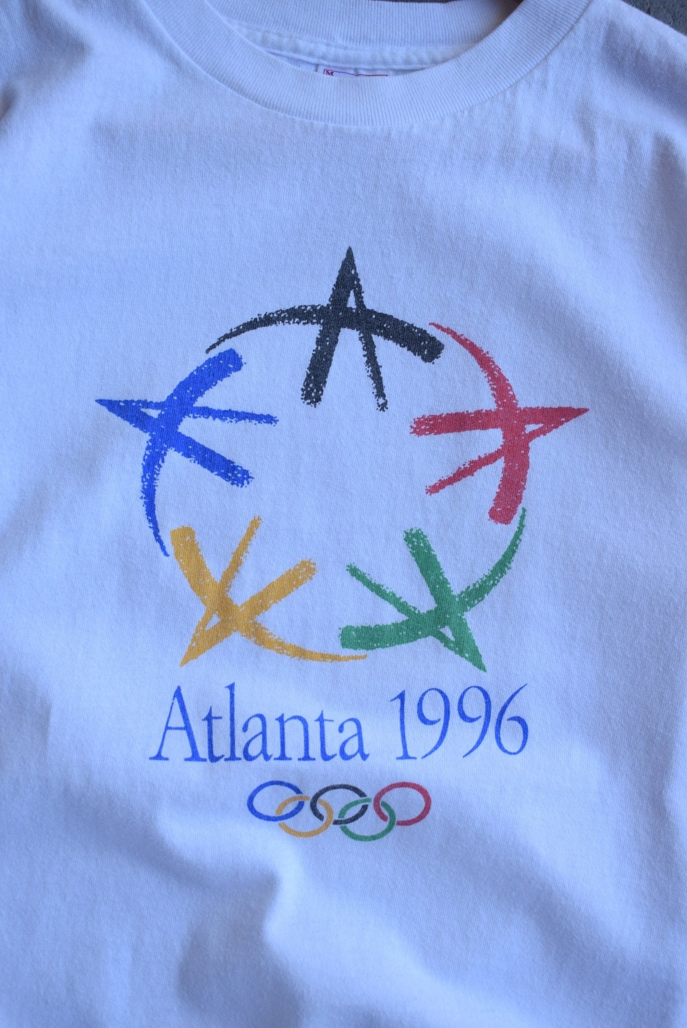 Vintage 1996 Atlanta Olympic Games Tee (M) - Retrospective Store