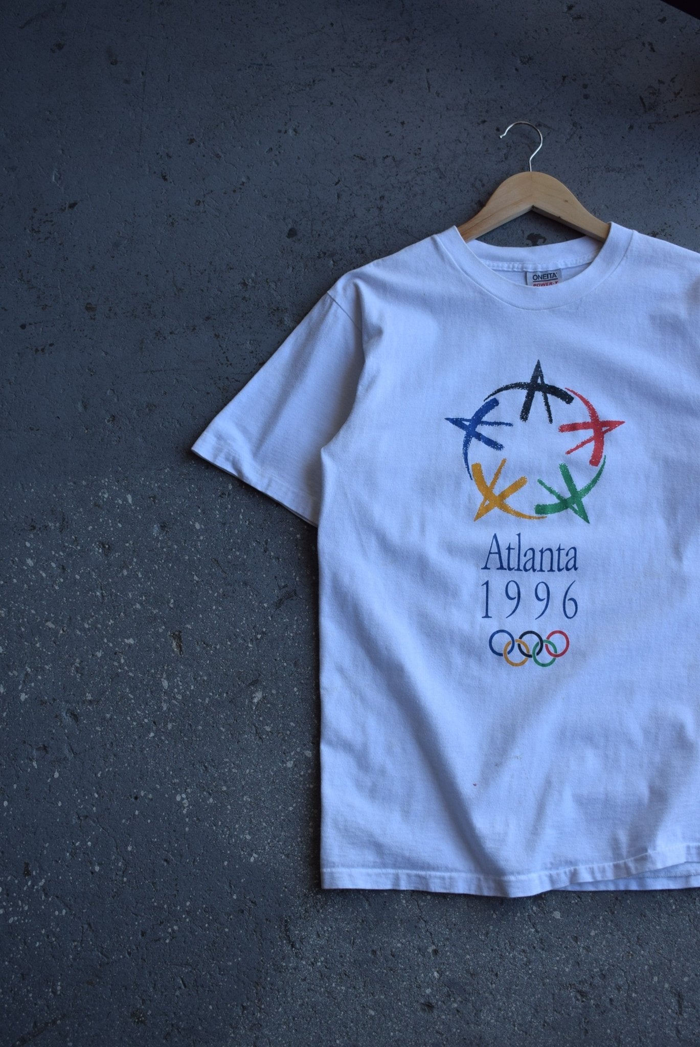 Vintage 1996 Atlanta Olympic Games Tee (M) - Retrospective Store