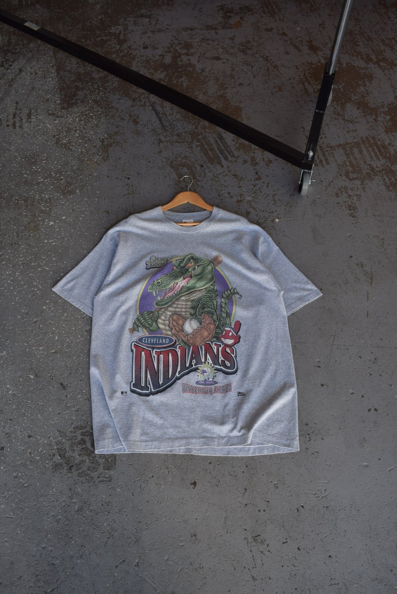 Vintage 1996 Pro-Player x MLB Cleveland Indians Spring Training Tee (XXL/3XL) - Retrospective Store