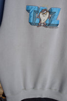 Vintage 1996 Warner Bros. Taz Embroidered Crewneck (M/L) - Retrospective Store