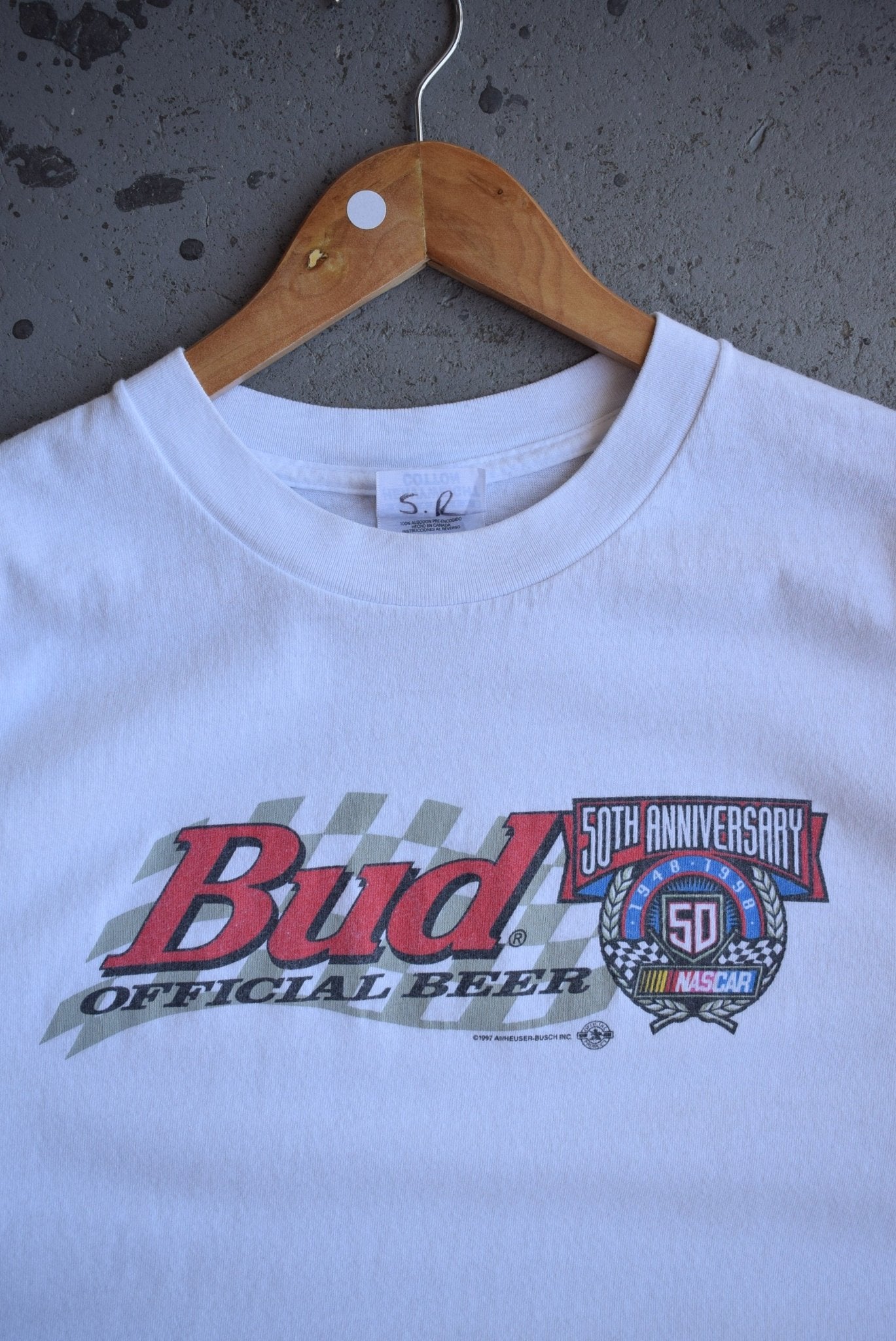 Vintage 1997 NASCAR x Budweiser Tee (L) - Retrospective Store