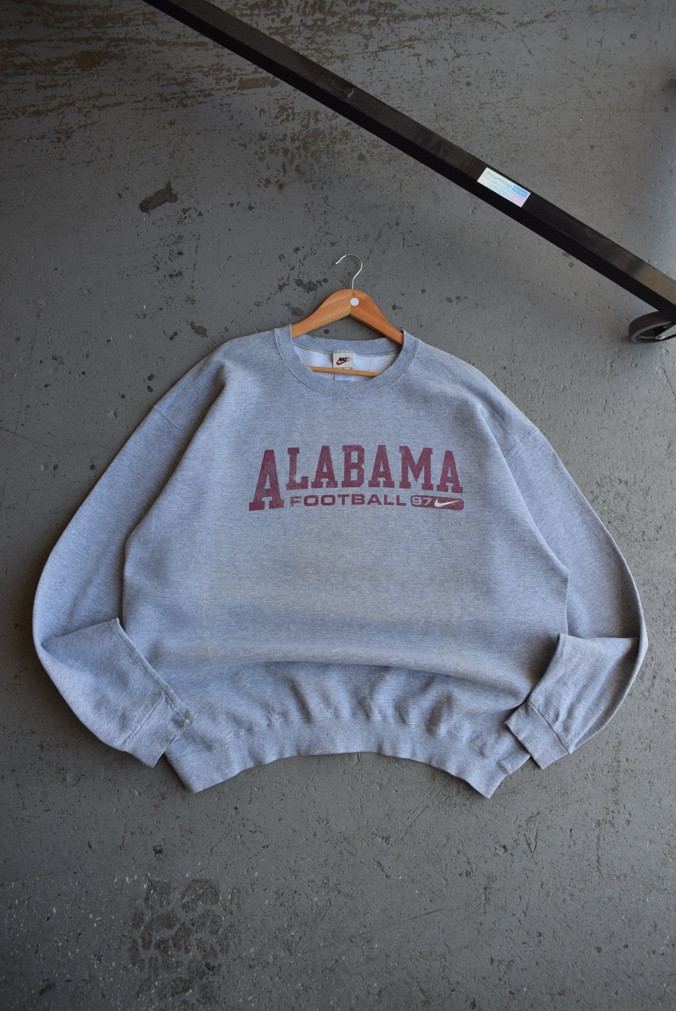 Vintage 1997 Nike x University of Alabama Football Crewneck (XL/XXL) - Retrospective Store