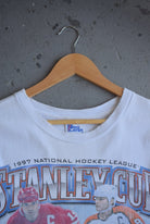 Vintage 1997 Pro - Player x NHL Red Wings vs Flyers Stanley Cup Tee (L) - Retrospective Store