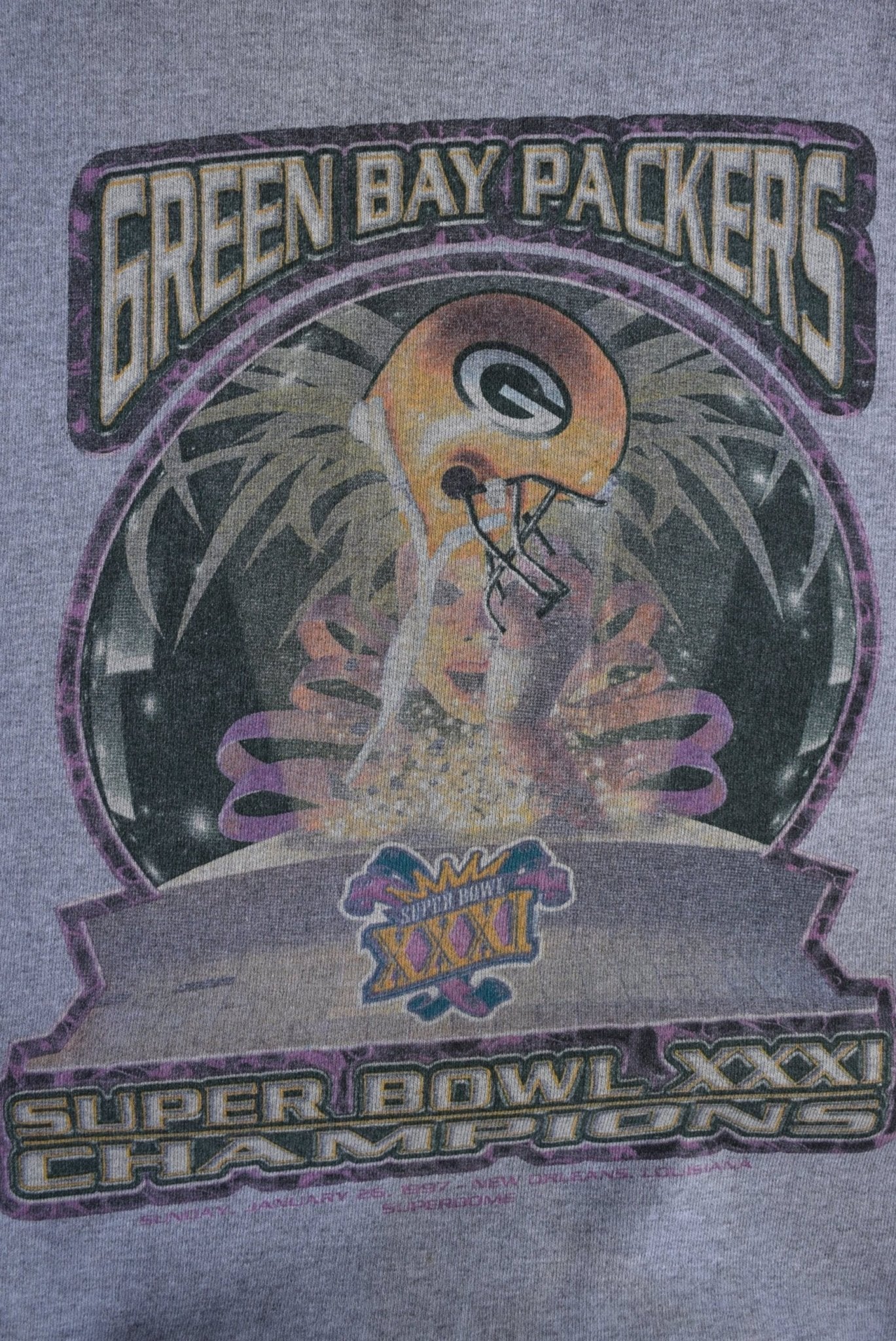 Vintage 1997 Starter x NFL Green Bay Packers Champions Crewneck (M/L) - Retrospective Store