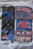 Vintage 1997 Starter X NFL New England Patriots AFC Champions Tee (XL) - Retrospective Store