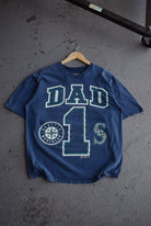 Vintage 1998 MLB Seattle Mariners '#1 Dad' Tee (L) - Retrospective Store