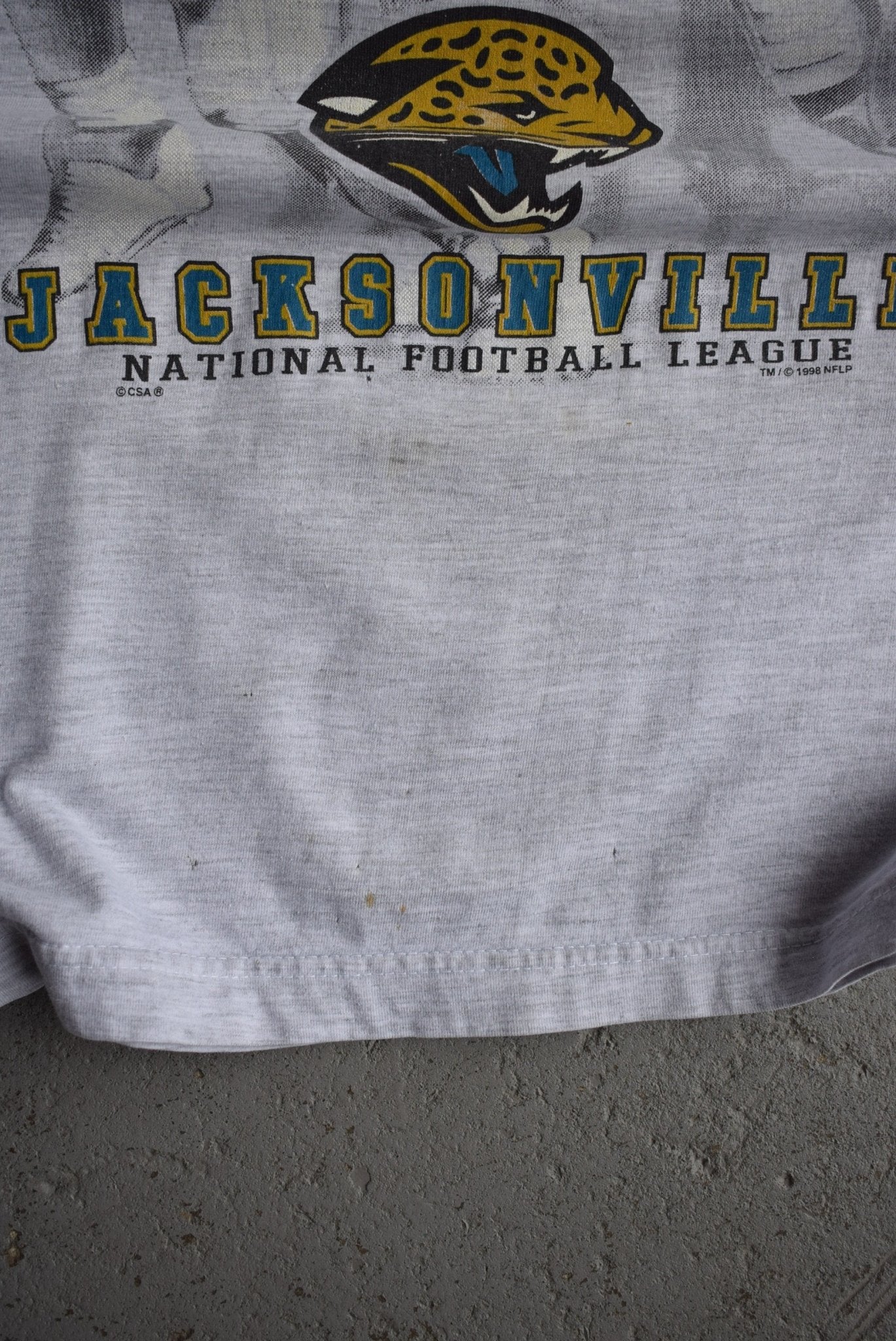 Vintage 1998 NFL Jacksonville Jaguars Embroidered Tee (M/L) - Retrospective Store