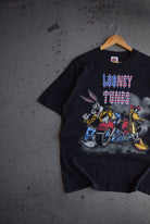 Vintage 1999 Looney Tunes Biker Tee (L) - Retrospective Store