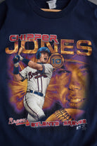 Vintage 2000 MLB Atlanta Braves Chipper Jones Tee (L) - Retrospective Store