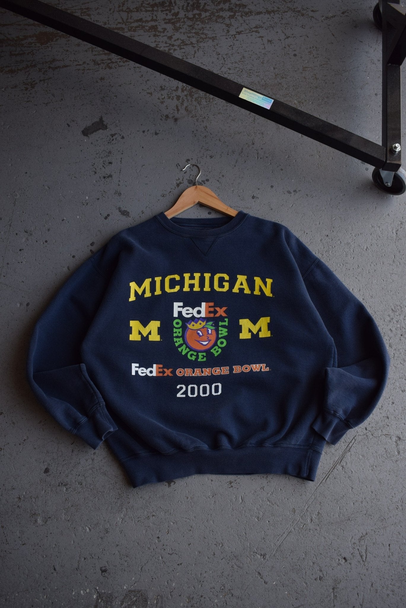 Vintage Top Ranked MICHIGAN UNIVERSITY USA online Crewneck Sweatshirt