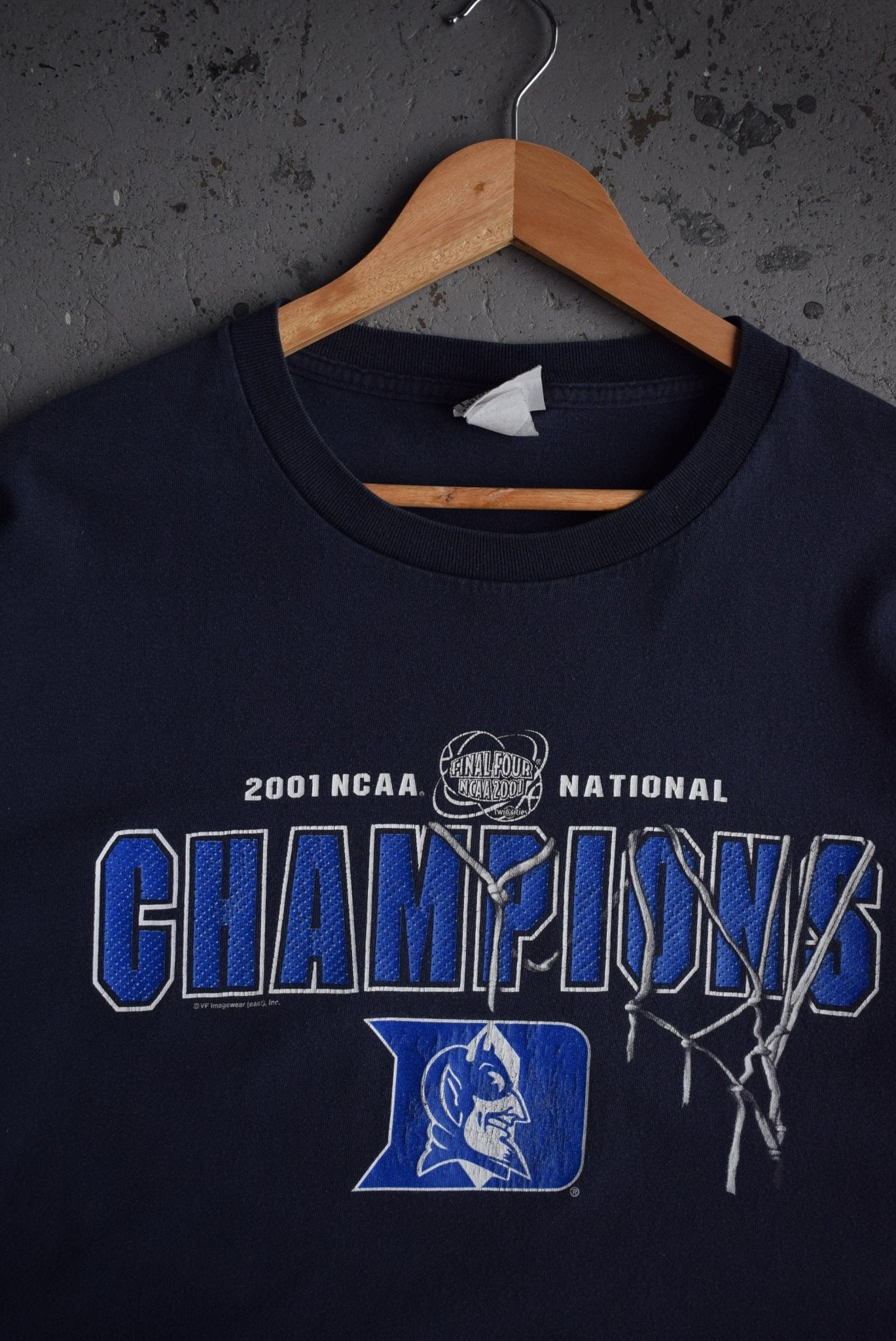 Vintage 2001 Duke University National Champions Tee (XL) - Retrospective Store