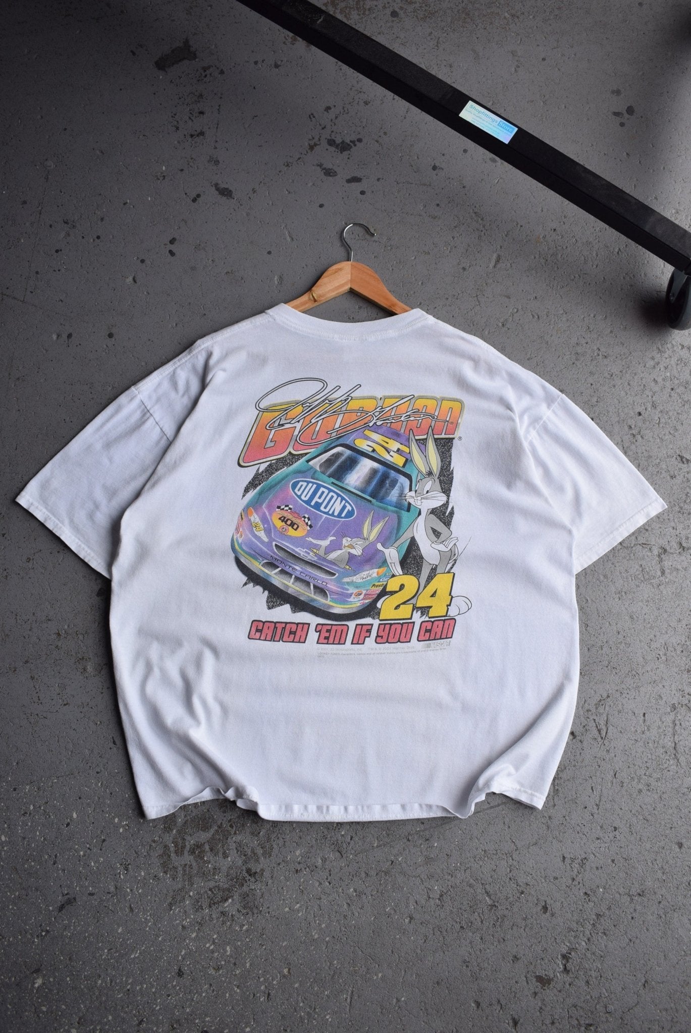 Vintage 2001 Looney Tunes x Monte Carlo 400 Racing Tee (XL) - Retrospective Store