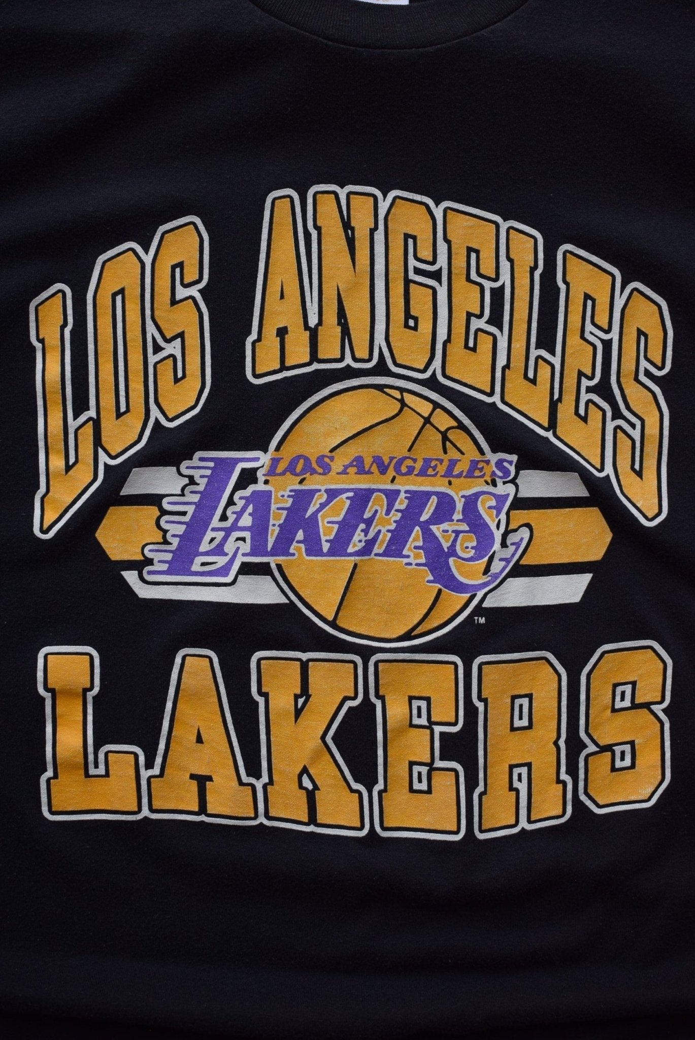 Vintage 80s NBA Los Angeles Lakers Tee (L) - Retrospective Store