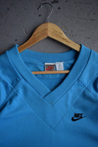 Vintage 80s Nike Classic Logo Embroidered Sweater (L) - Retrospective Store