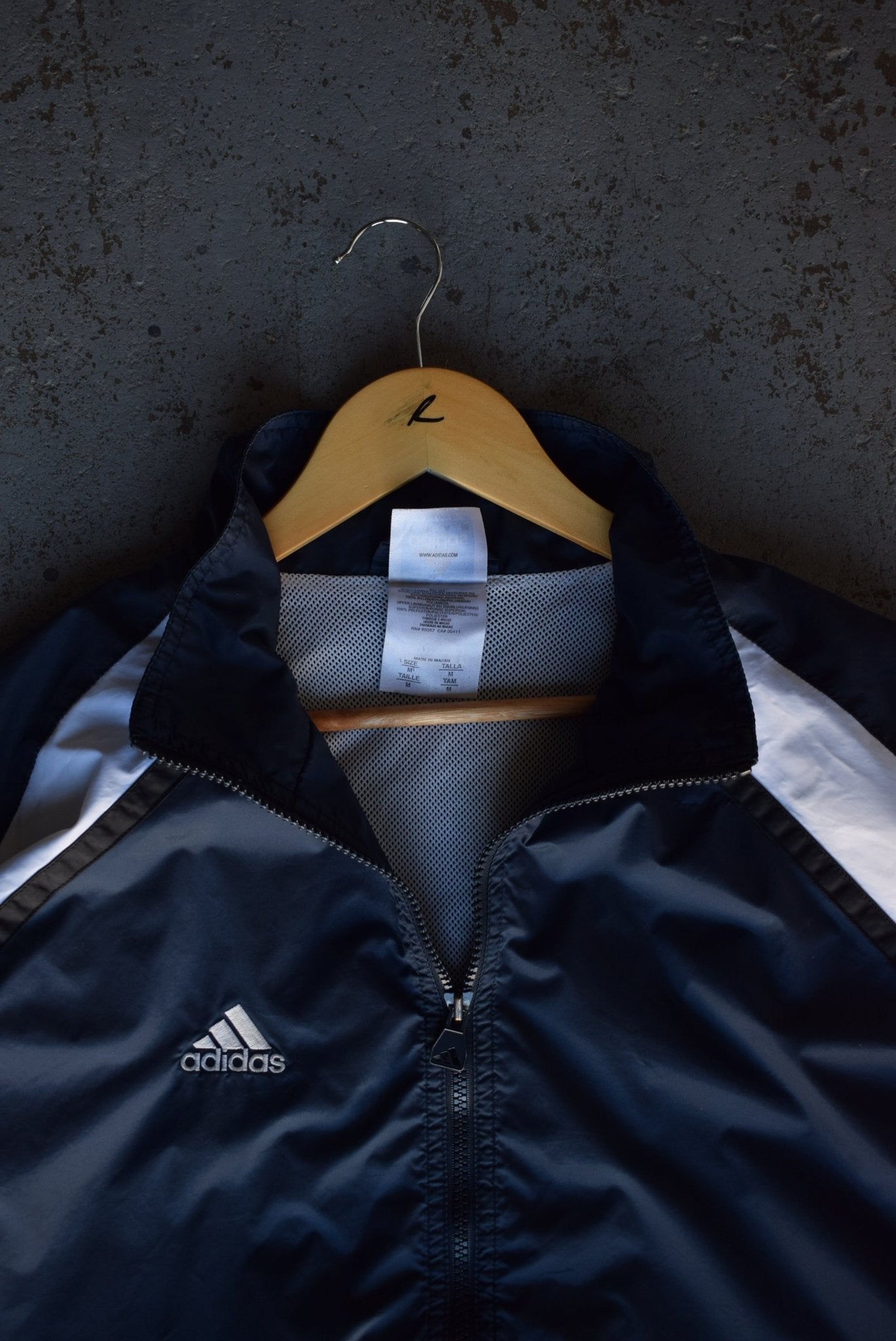 Vintage 90s Adidas Classic Logo Embroidered Jacket (M) - Retrospective Store