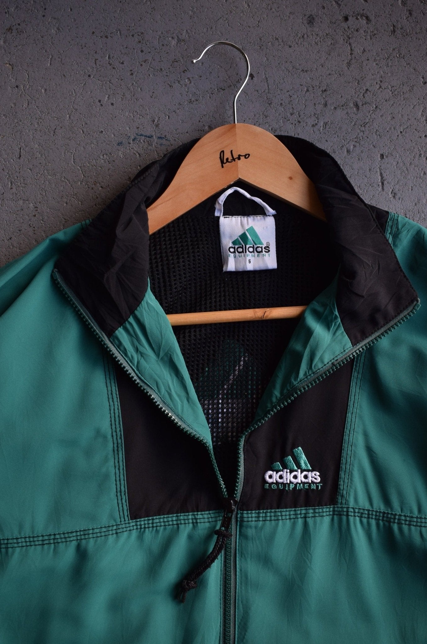 Vintage 90s Adidas Equipment Embroidered Jacket (M) - Retrospective Store